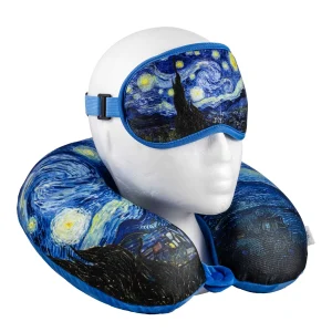 ALMOHADA DE VIAJE Y ANTIFAZ VAN GOGH