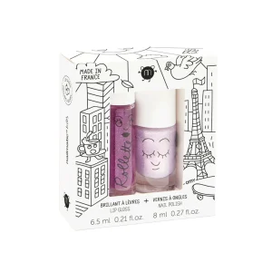 Set pintauñas y brillo de labios Nailmatic