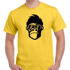 Polera Estampada Hombre Mono