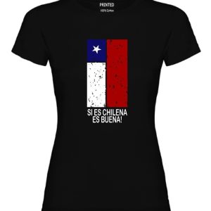 Polera Estampada Mujer Chilena